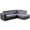 Ecksofa Soft L Soro 93/Malmo 96,2