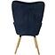 Stuhl Cozy Blau,4