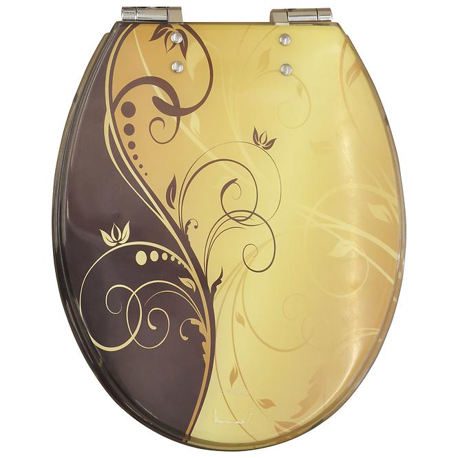 WC-sitz Gold&Black