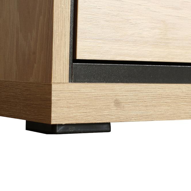 Schrank Mediolan 177,2cm Board Natural Hikora