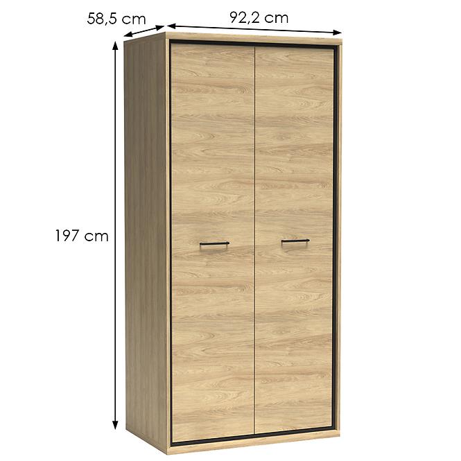 Schrank Mediolan 92,2cm Natural Hikora