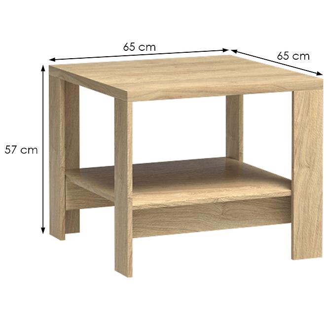 Couchtisch Mediolan 65cm Natural Hikora