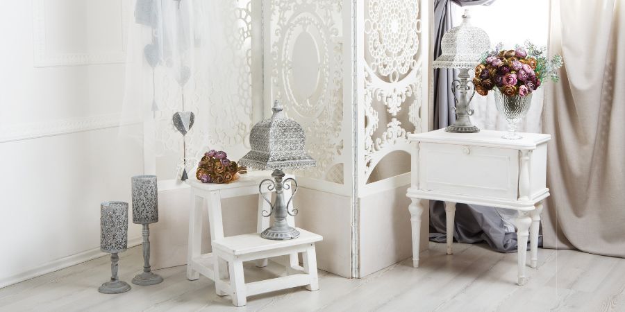 Wie wichtig sind Dekorationen für das Shabby-Chic-Styling? Shabby-Chic-Interieur – wie dekorieren Sie es?